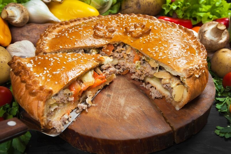 Пирог мясной 1кг
