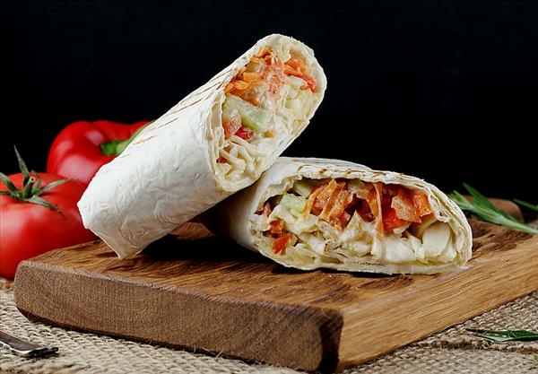 Шаурма с овощами
