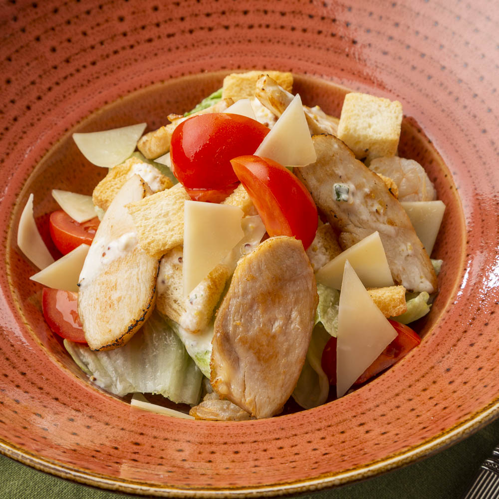 Цезарь с курицей (без бекона)