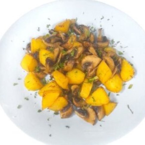 Картофель с грибами