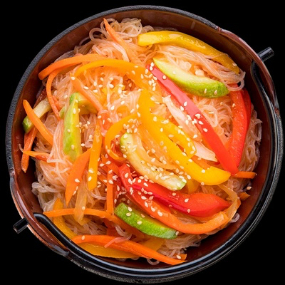 Лапша удон с овощами