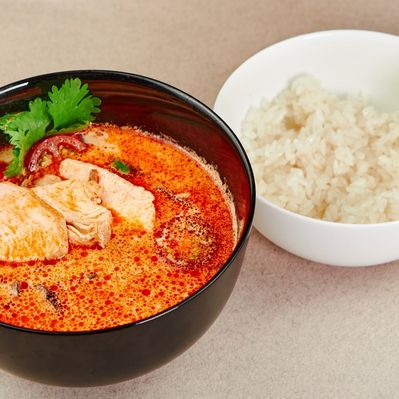 Том Ям с курицей (+ рис)