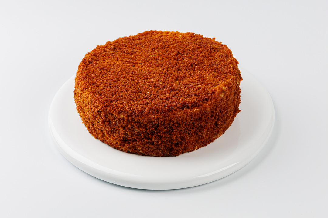Торт "Медовик" с грецким орехом зам.(Продукт замороженный)