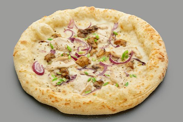 С цыпленком и белыми грибами 25 см