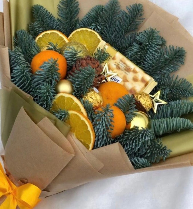 Ароматный букет со сладким шоколадом