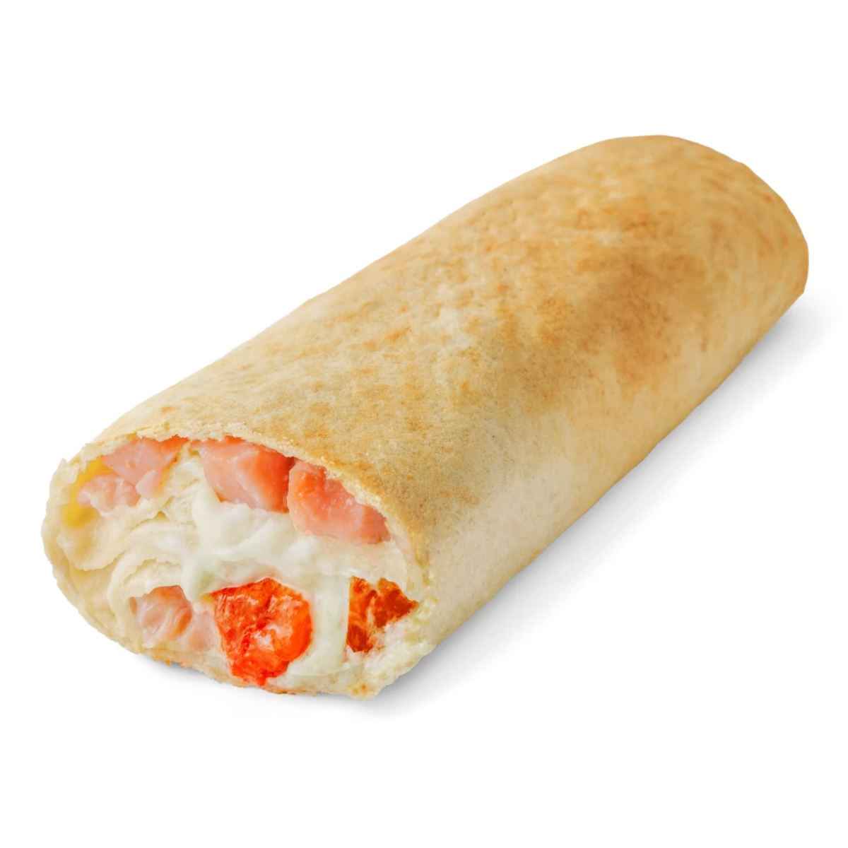 Ролл с лососем и соусом песто