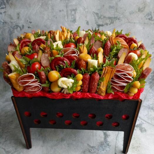 Мужской набор съедобный мангал