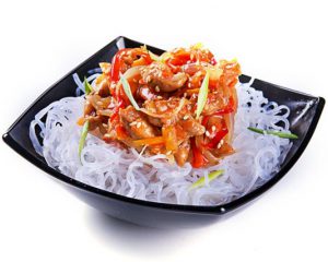 Фунчоза с курицей