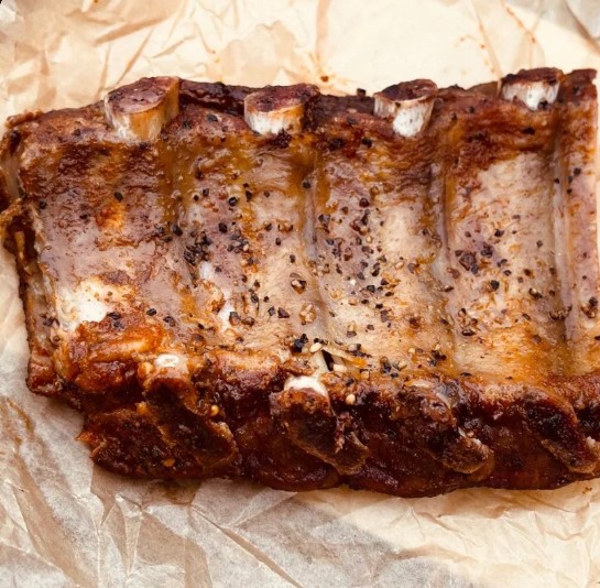 Свиные копченые ребра BBQ