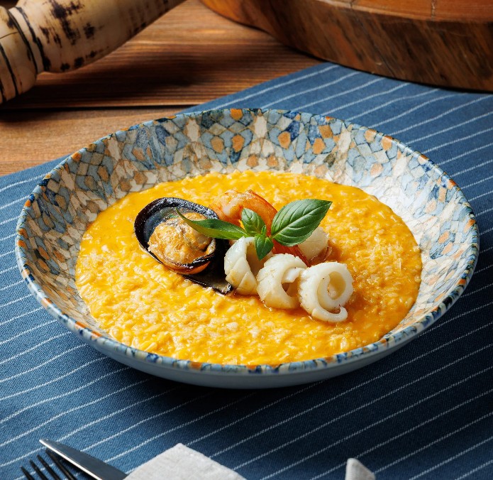 Ризотто с морепродуктами