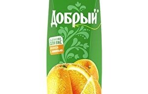 Сок «Добрый» Апельсиновый 1 л.