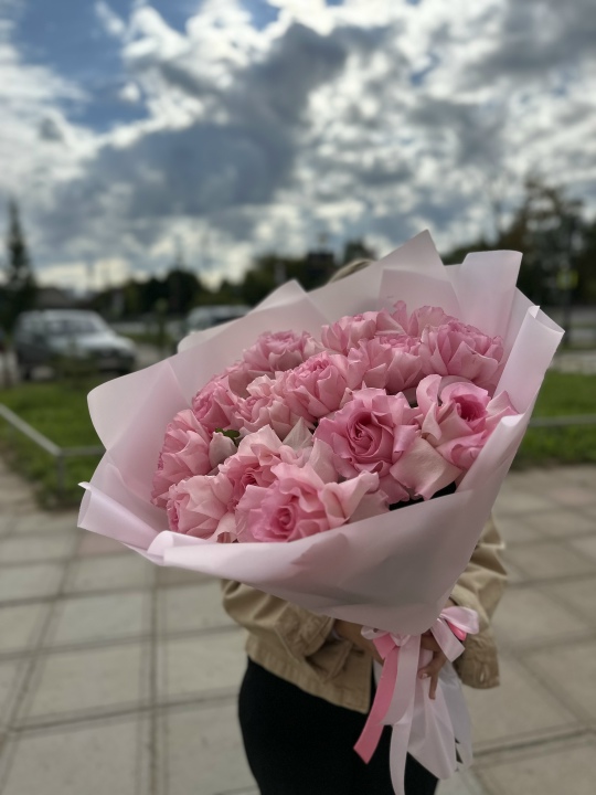 Букет «французский поцелуй»15 LOVE