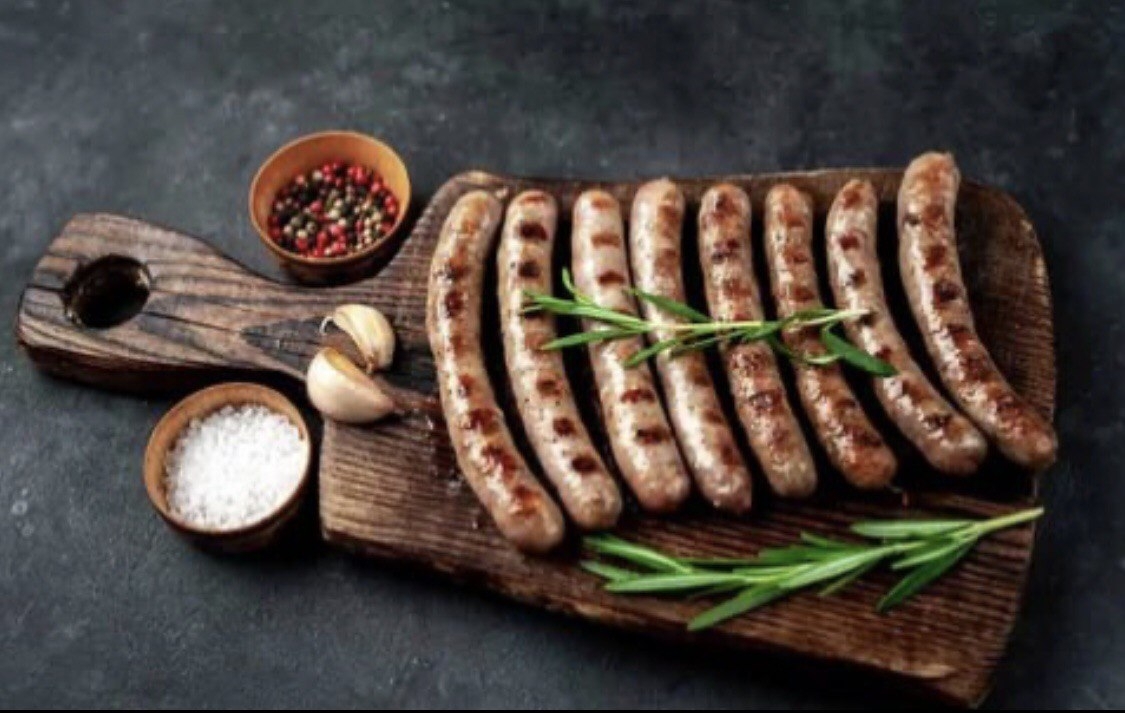 Нюрнбергские колбаски на углях