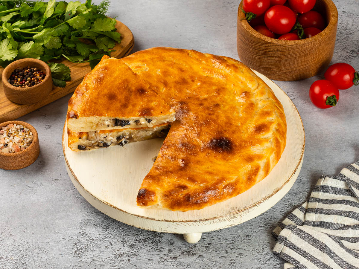 Осетинский пирог с сыром и картофелем