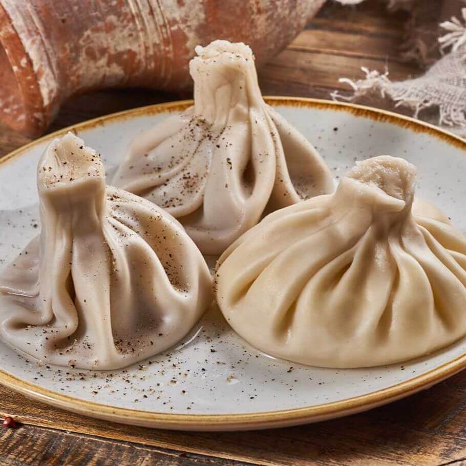 Хинкали с бараниной