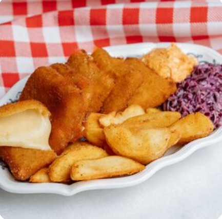 Качкаваль с картофелем по-деревенски