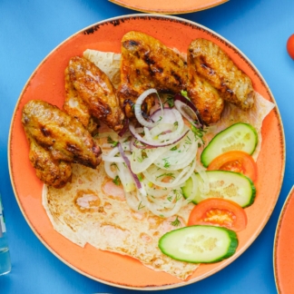 Куриные крылышки острые
