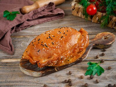 Сосиска с сыром и картошкой