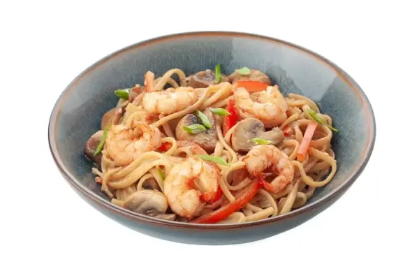 Вок Сливочная креветка большой