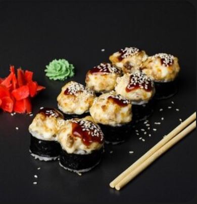 Запеченный ролл Унаги-чиз