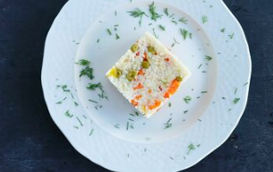 Рис отварной с овощами
