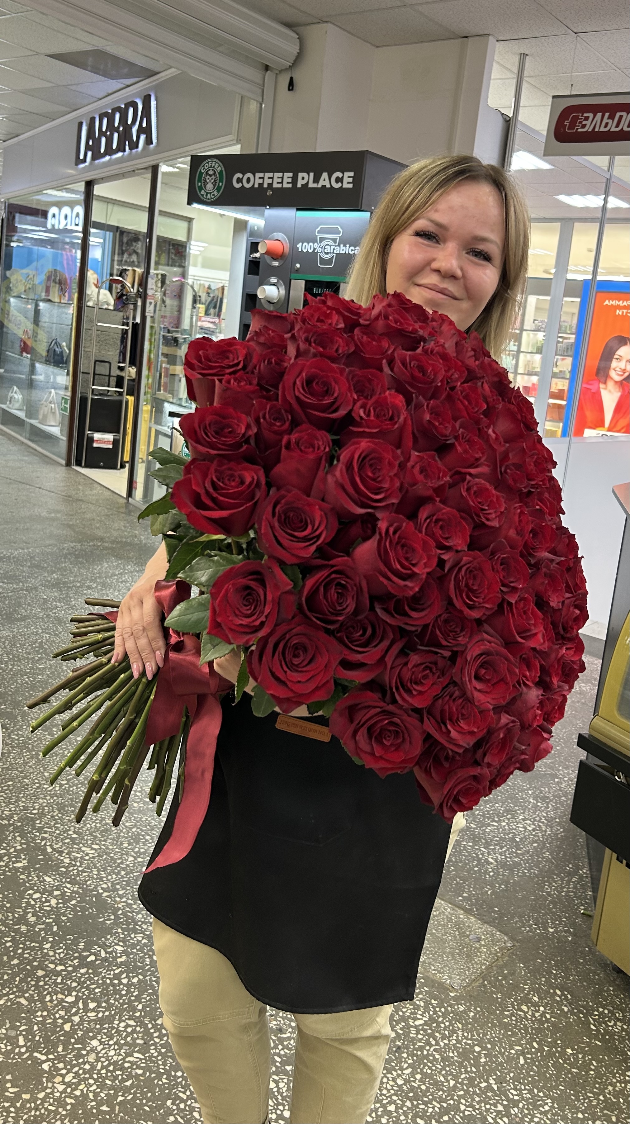 101 эквадорская роза