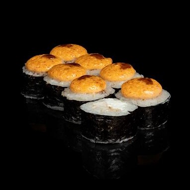 Запеченный ролл с курицей