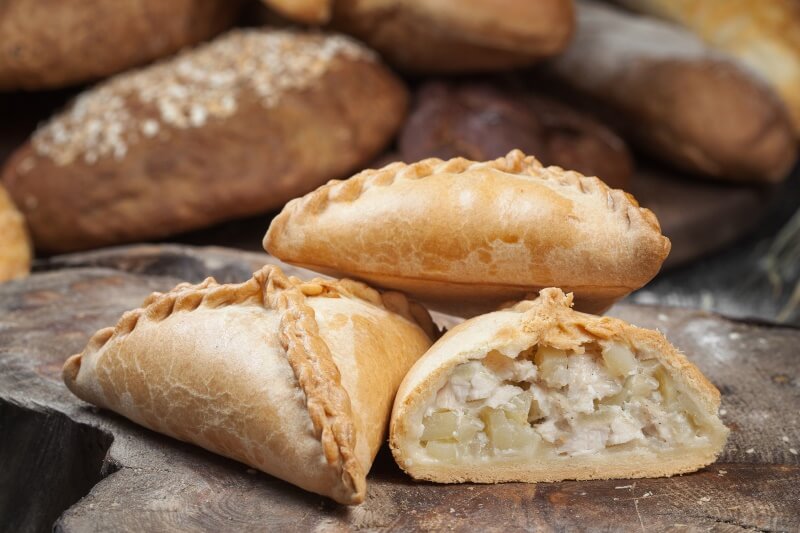 Эчпочмак с курицей и картошкой