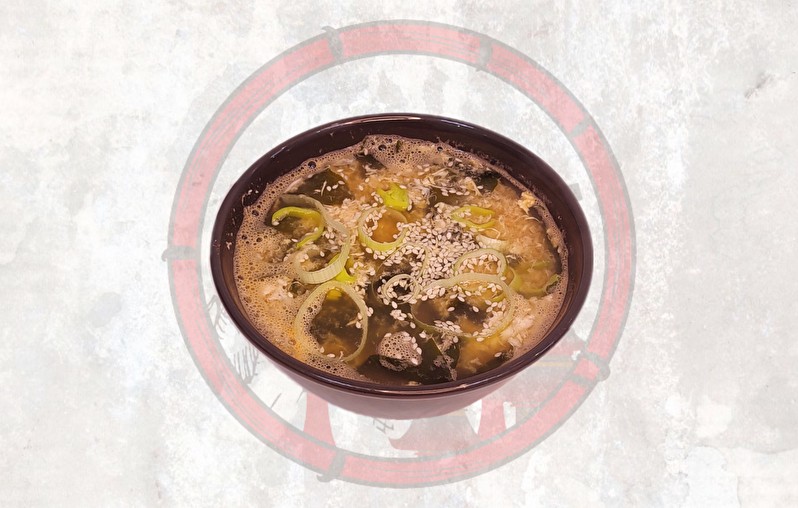 Суп Ким Чи с яйцом(острый)