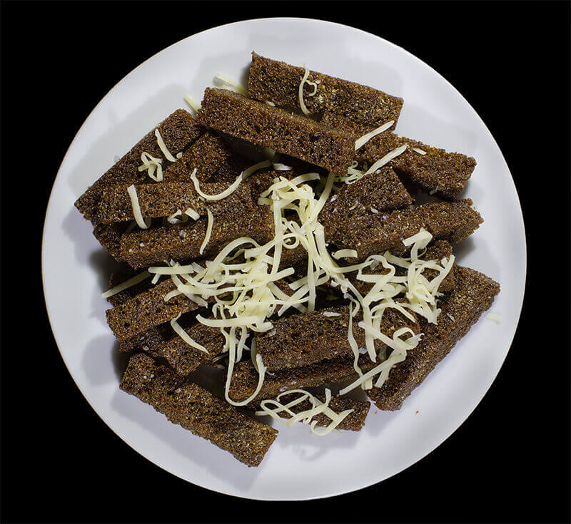 Гренки с сыром и чесноком
