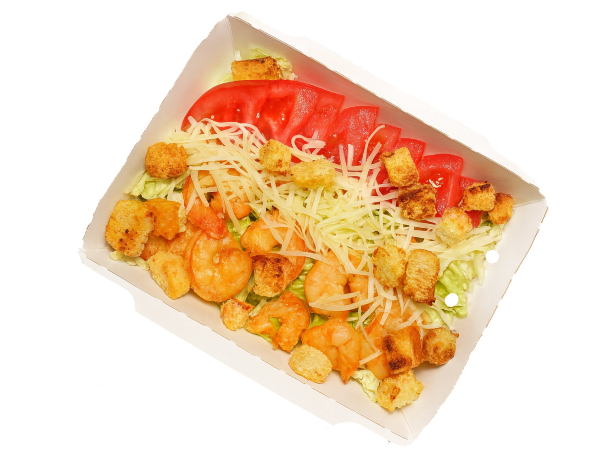 Салат Цезарь с Креветкой