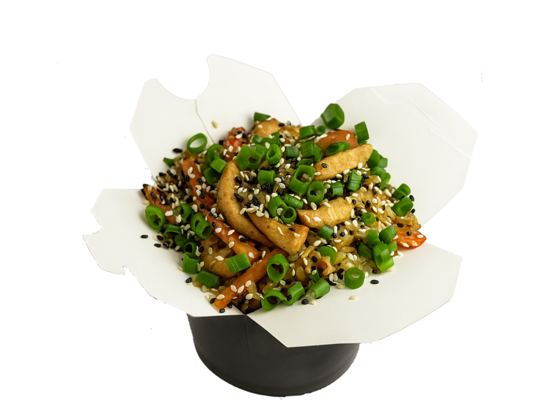 Рис Курица Ананас