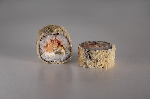 С лососем и угрем