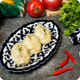 Узбекские манты с говядиной