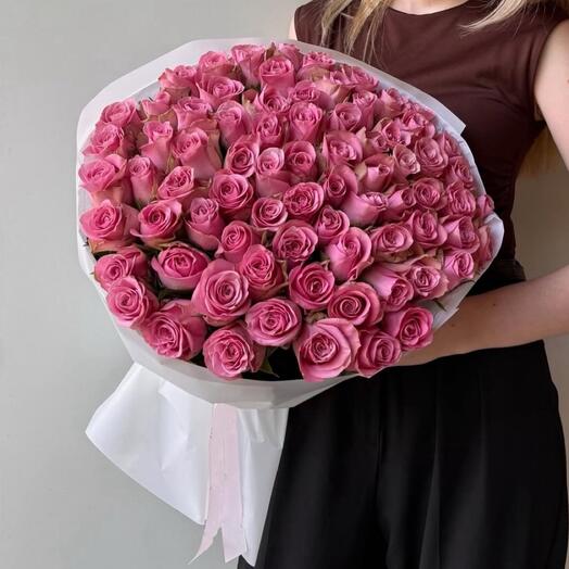 51 розовая Роза стильное оформление