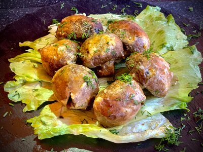Грибочки на мангале