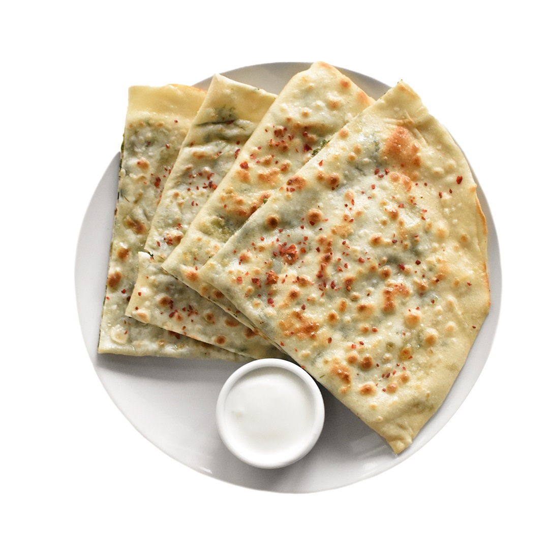 Кутабы с зеленью и сыром