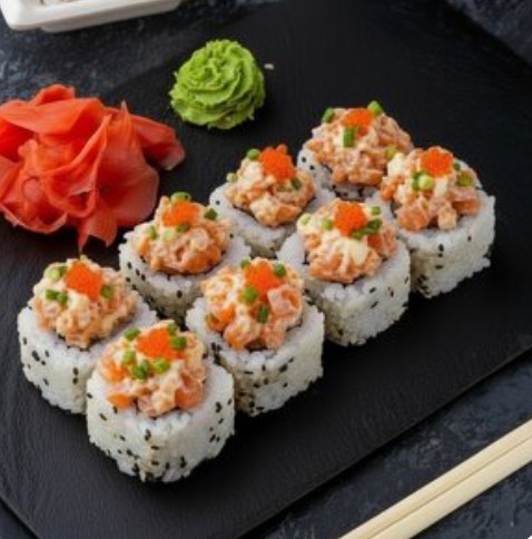 Ролл Острый Лосось
