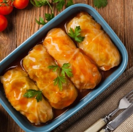 Голубцы фаршированные с мясом