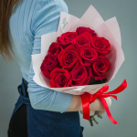 Букет из 11 красных роз, Эквадор 50 см