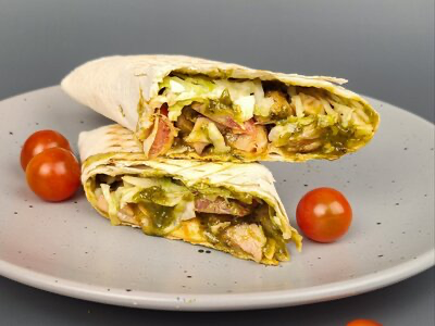 Шаурма итальянская с курицей