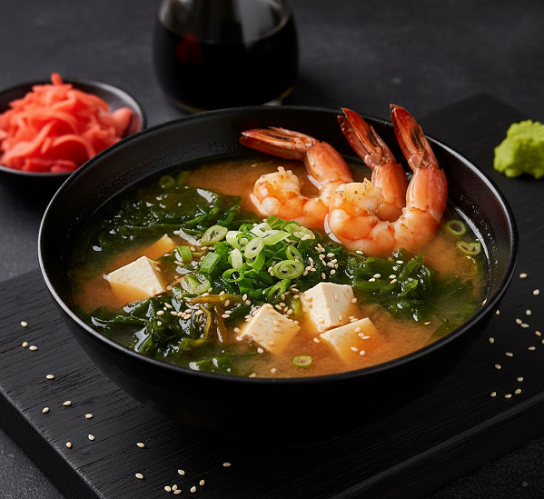 Мисо с креветкой