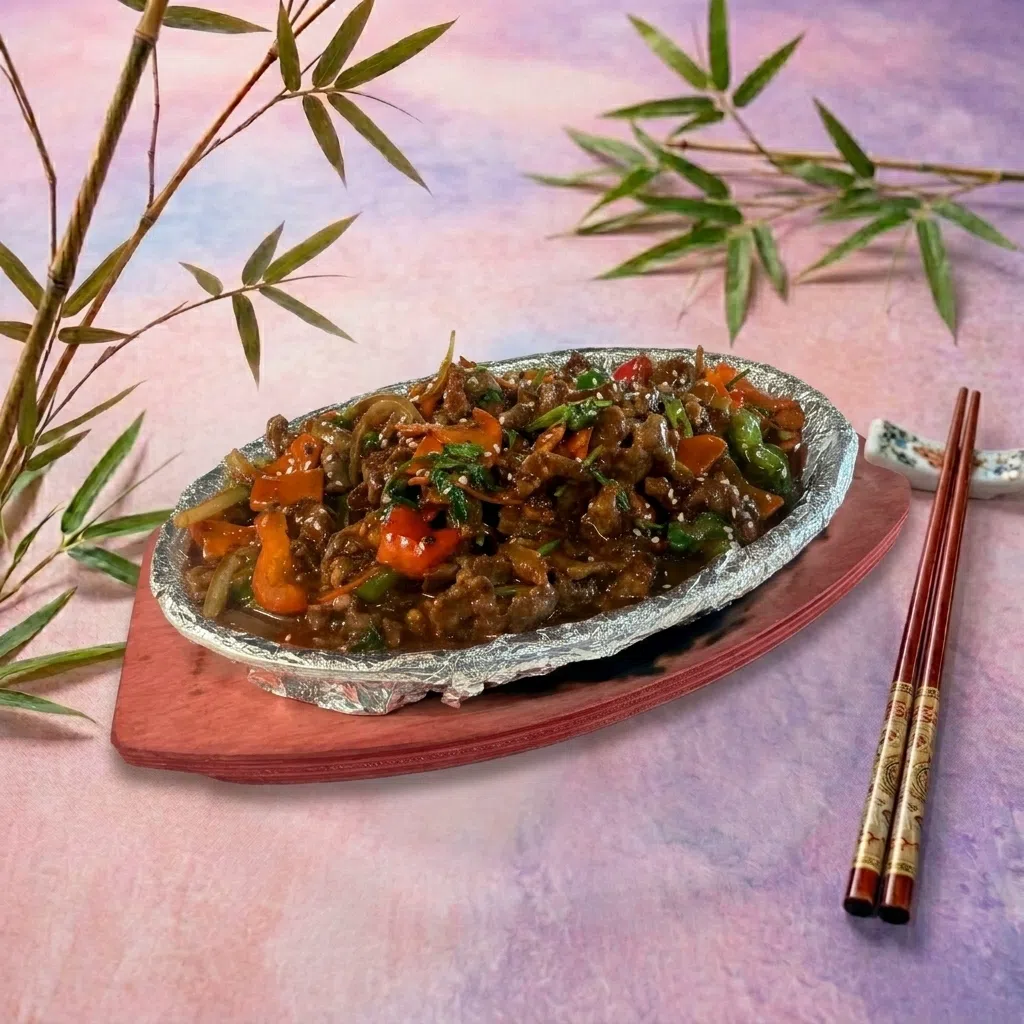 Баранина на сковороде