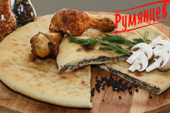 Осетинский пирог с курицей и грибами 800 г.