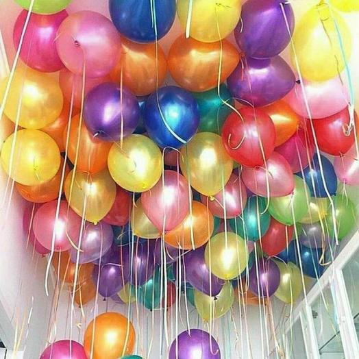 Гелиевые шары 51шт