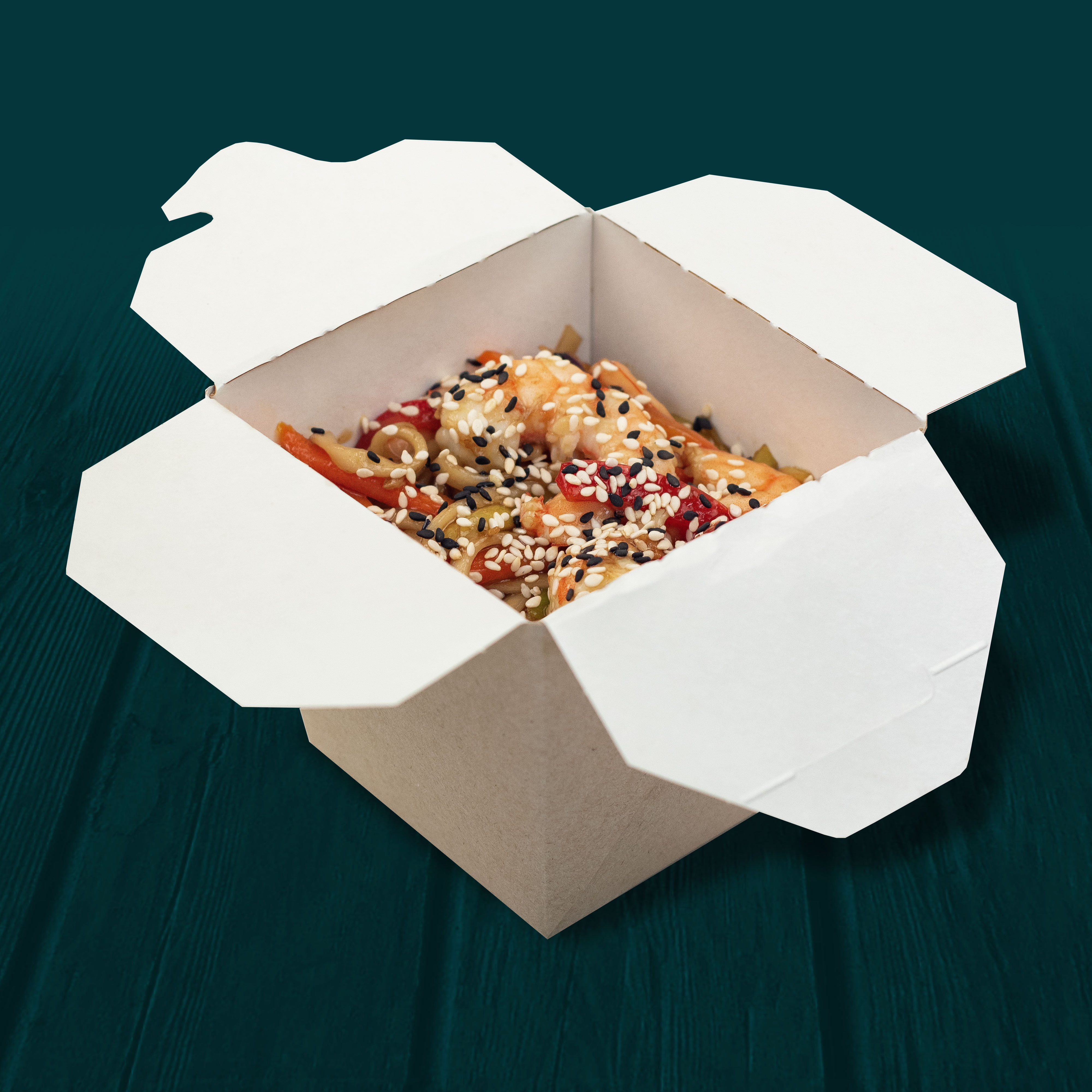 Вок креветка терияки (классический)