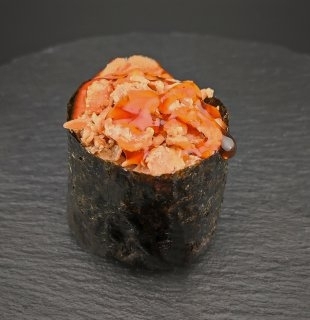 Гункан Лосось терияки 1шт