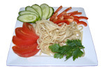Лапша с овощами