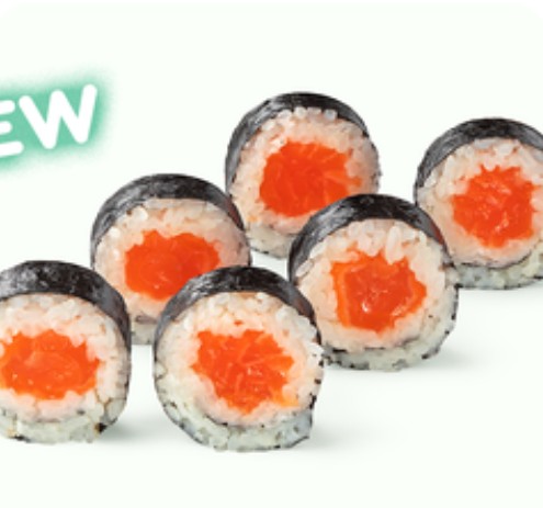 Ролл с лососем