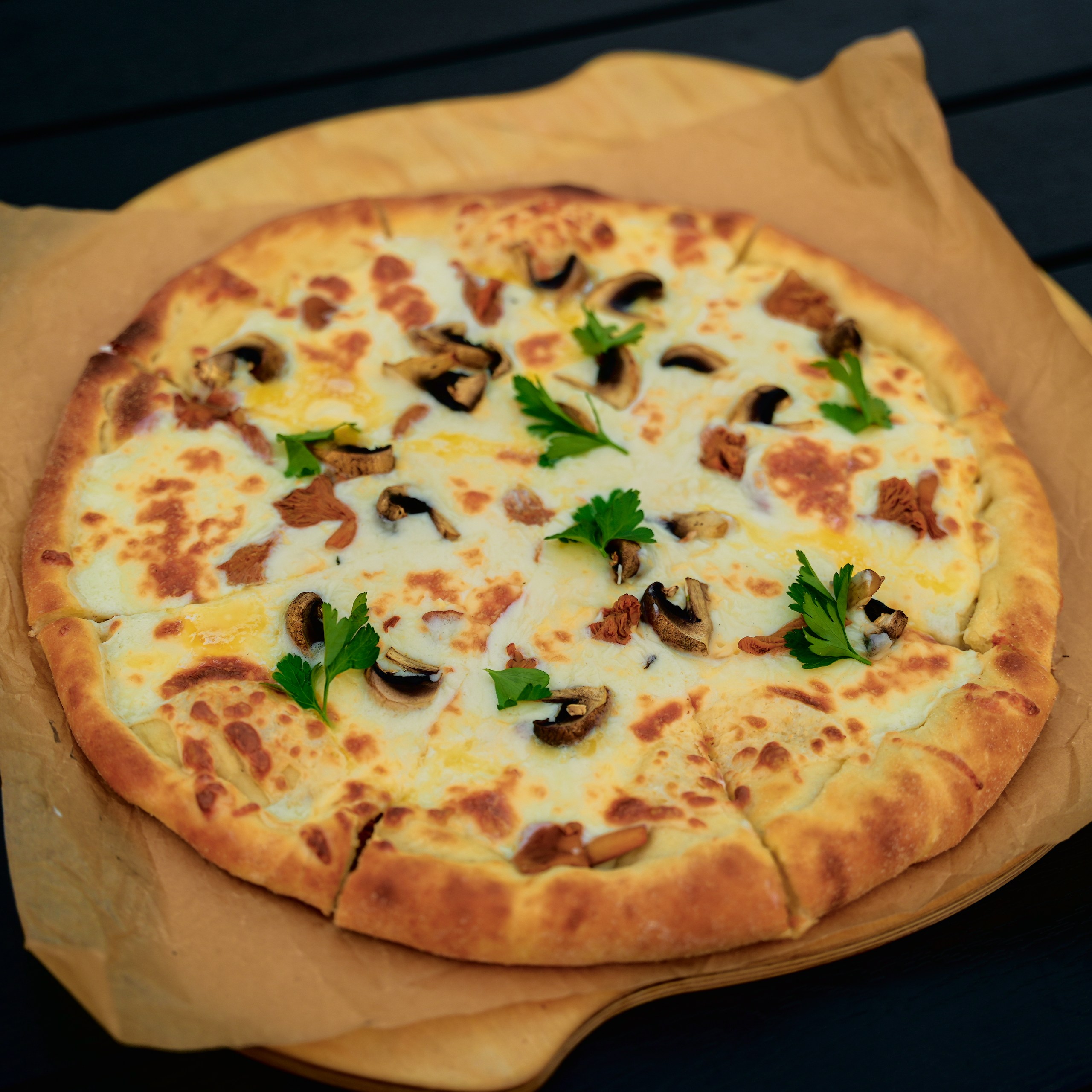 Хачапури с грибами